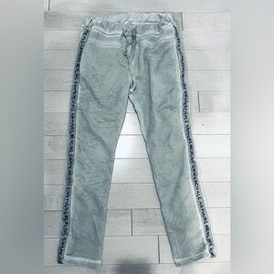 Pure Venice by Éternelle Gray Velvet soft Drawstring Pants